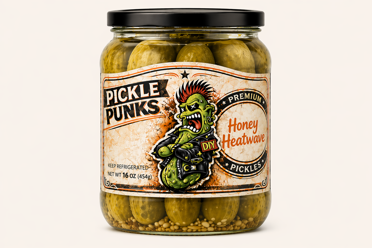 Honey Heatwave pickle jar — coming soon