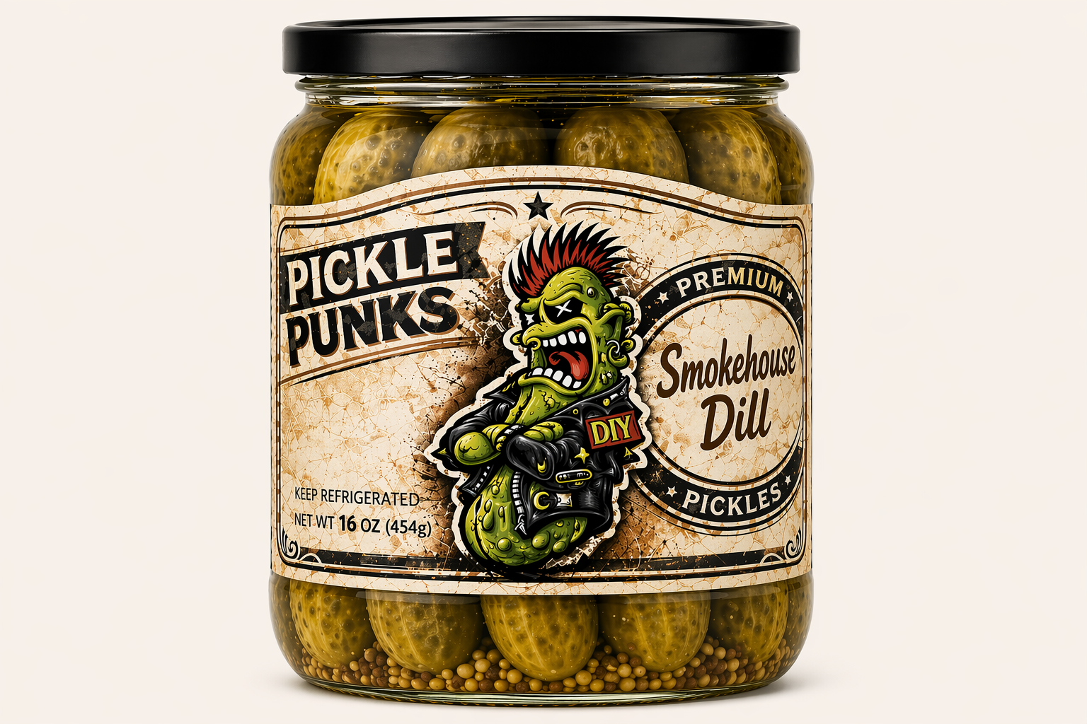 Smokehouse Dill pickle jar — coming soon