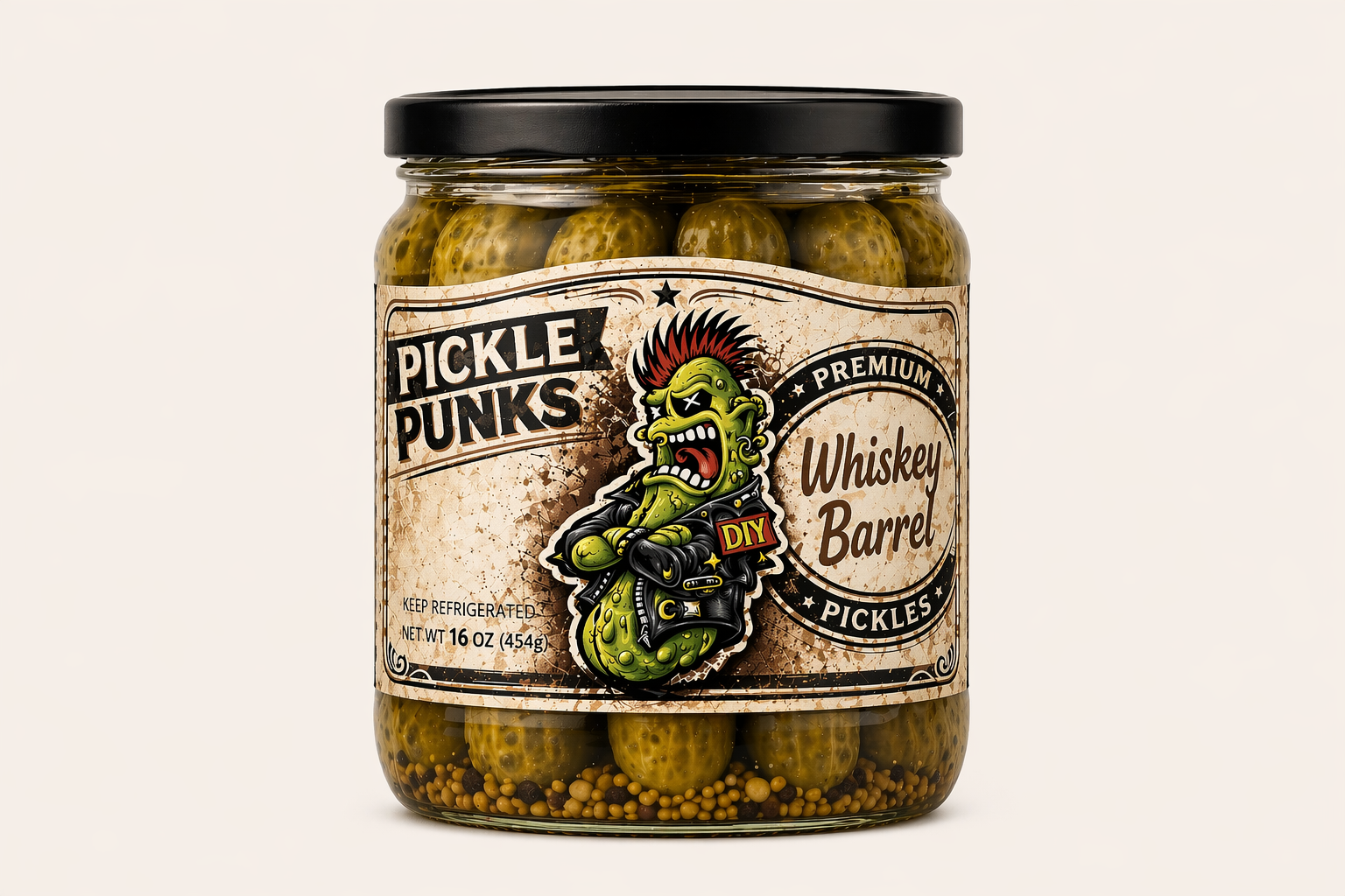 Whiskey Barrel pickle jar — coming soon